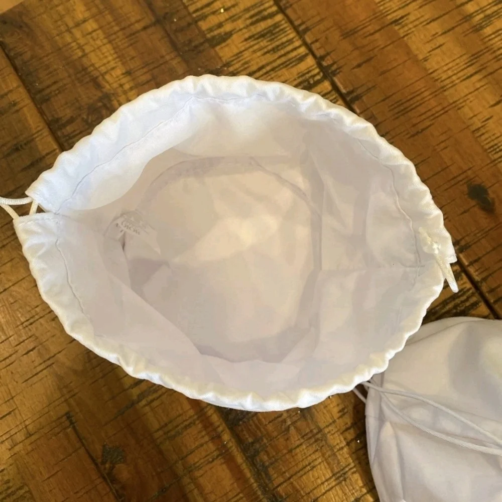 Dior L’Or de Vie Luxury Drawstring Dust Bag | White Gold Logo | Rare VIP GWP